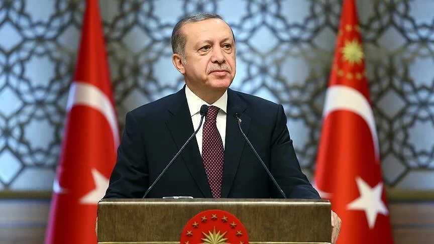 Cumhurbaşkanı Erdoğan Eyüpsultan Camisi'nde akşam namazını kıldı