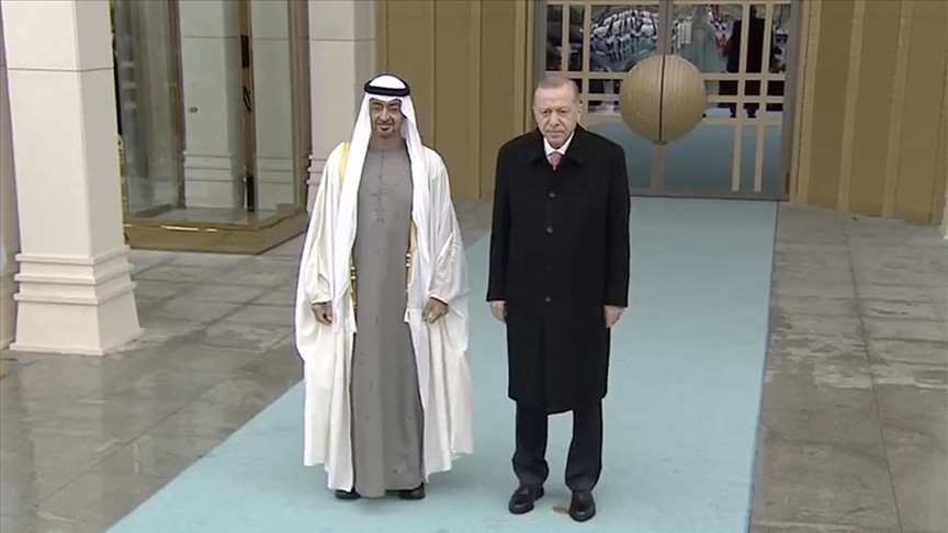Abu Dabi Veliaht Prensi bin Zayid Türkiye'ye geldi