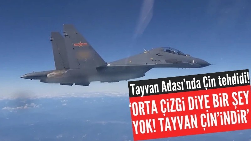 Tayvan'da Çin tehdidi! 103 askeri hava aracı geçti