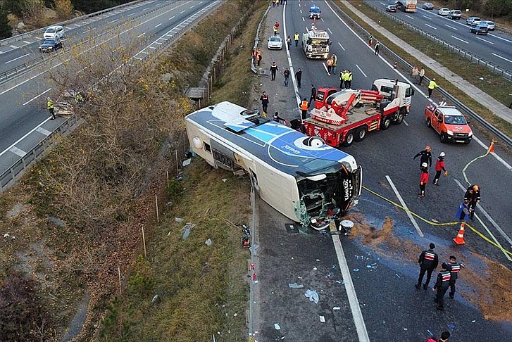 Bu yıl 43 ölümlü otobüs kazasında 83 can kaybı yaşandı