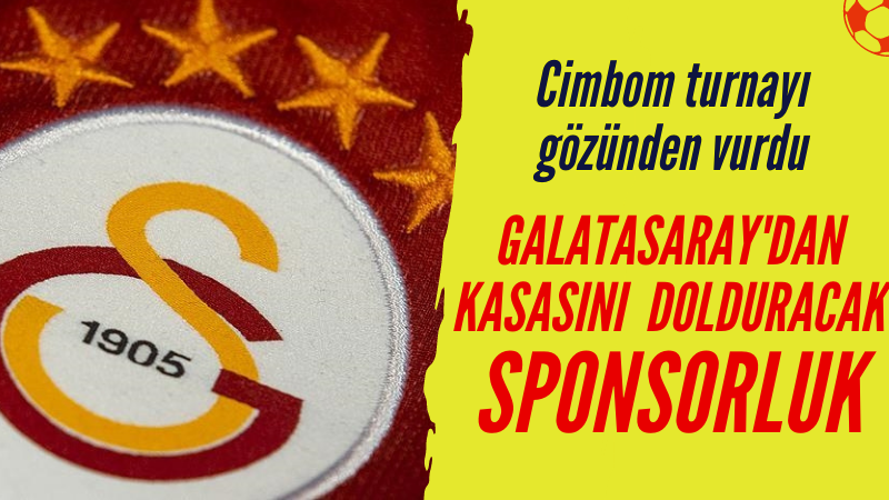 Dünyaca ünlü firma Galatasaray'a sponsor oldu