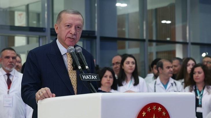 Başkan Erdoğan'dan Hatay'daki hastanelere ziyaret