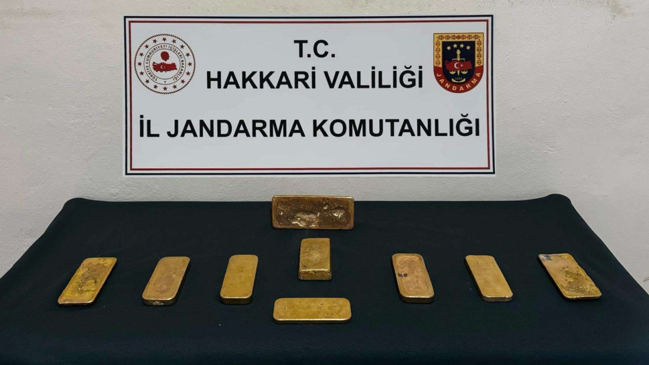 Hakkari'de 37 milyonluk kaçak altın ele geçirildi