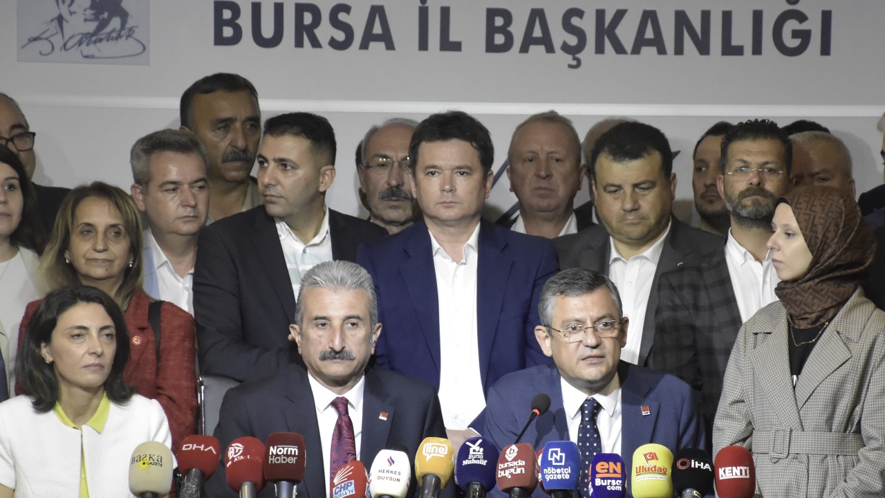 CHP Genel Başkan adayı Özgür Özel, Bursa'da