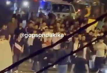 Gaziosmanpaşa'daki PKK destekçileri sokaklara döküldü