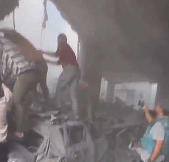 İşgalci örgüt sivillerin sığındığı binayı bombaladı