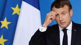 Macron'u topa tuttular