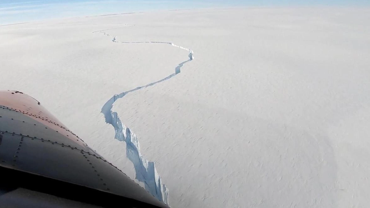 Antartika'da korkutan görüntü