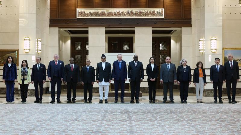 Başkan Erdoğan, 7 ülkenin büyükelçisini kabul etti