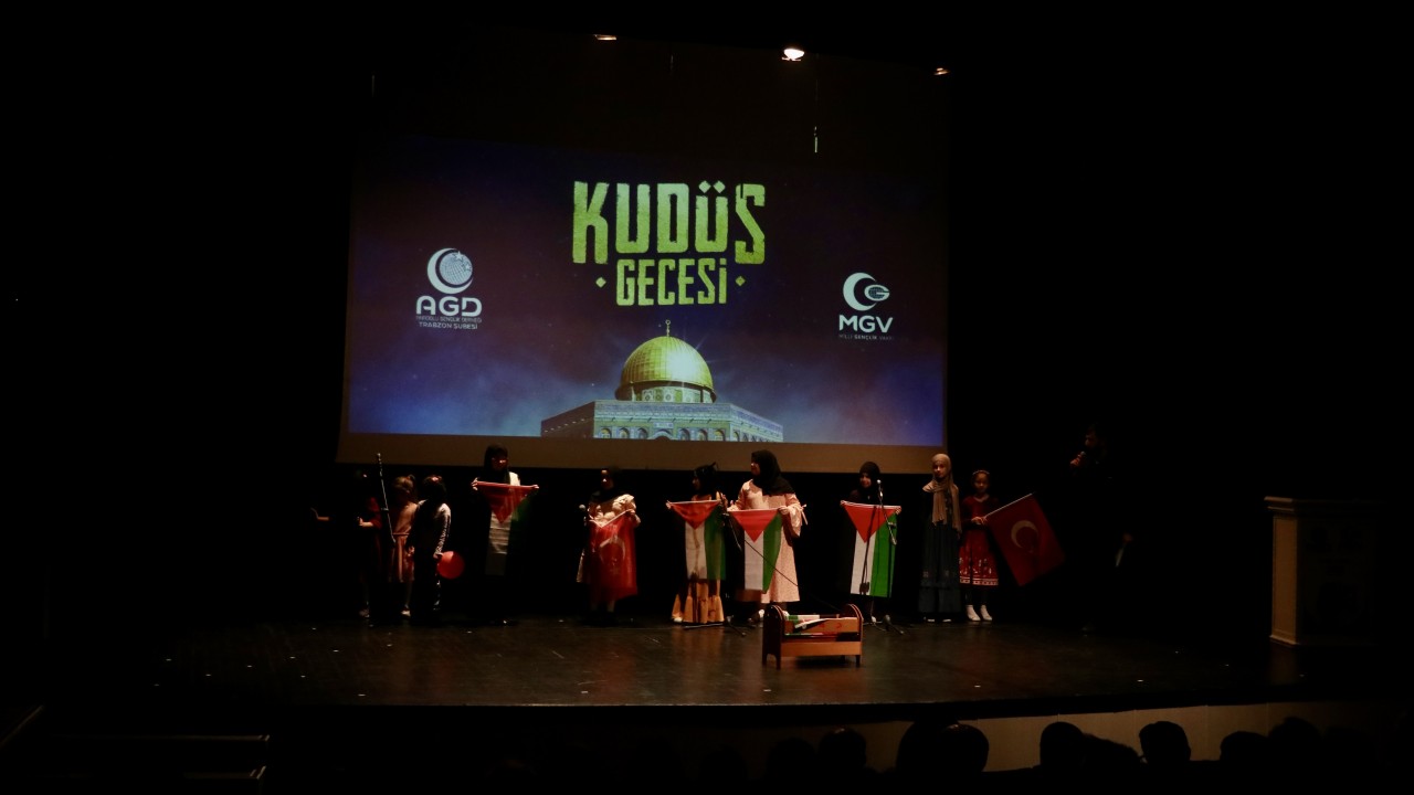 Trabzon'da "Kudüs Gecesi" programı yapıldı