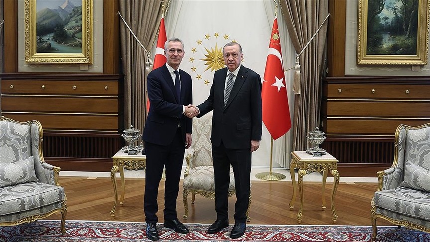 Cumhurbaşkanı Erdoğan'ın, NATO Genel Sekreteri Stoltenberg'i kabulü sona erdi