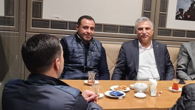 ​AK Parti'li Sağlar İP'li Türkkan'ın küfrettiği şehit ağabeyi ile buluştu