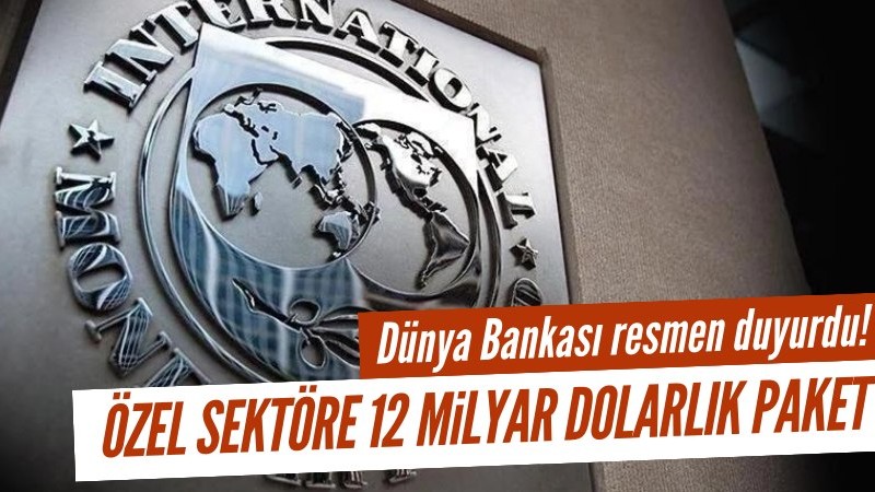 Dünya Bankası'ndan özel sektöre 12 milyar dolar