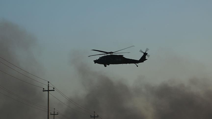 Irak'ta helikopter düştü! 5 asker öldü