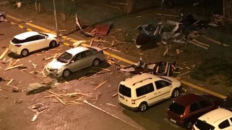 Sivas'ta zorlu gece! 31 araç hasar gördü