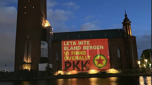 İsveç'te açık açık PKK propogandası