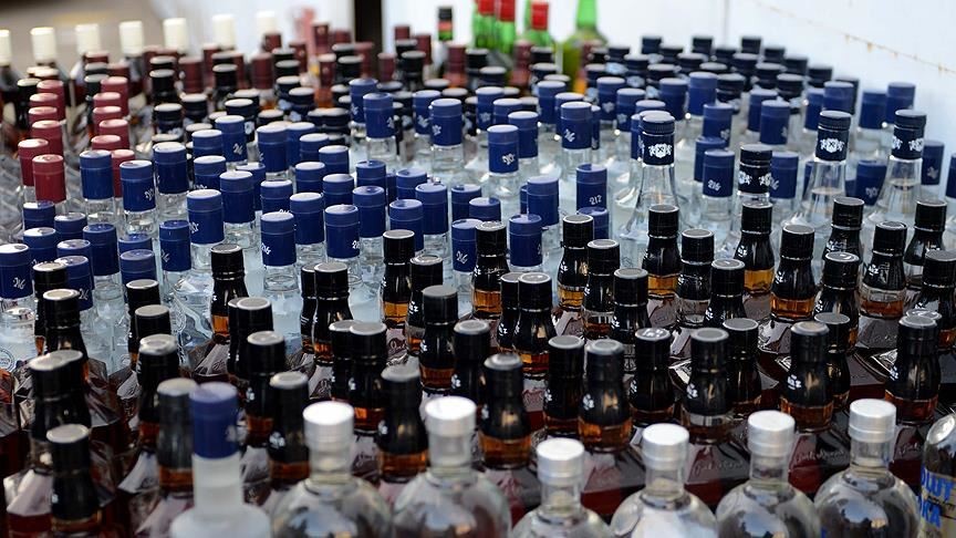 Gaziantep'te 274 şişe sahte içki ele geçirildi, 1 şüpheli yakalandı