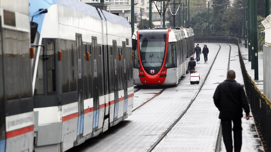 Samsun'da tramvay seferleri aksadı
