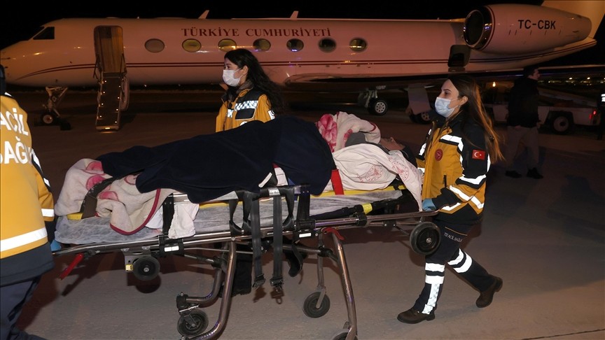 Adıyaman'dan alınan depremzedeler Ankara'ya getirildi