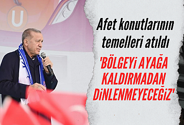 Başkan Erdoğan: Amacımız 650 bin yeni konut