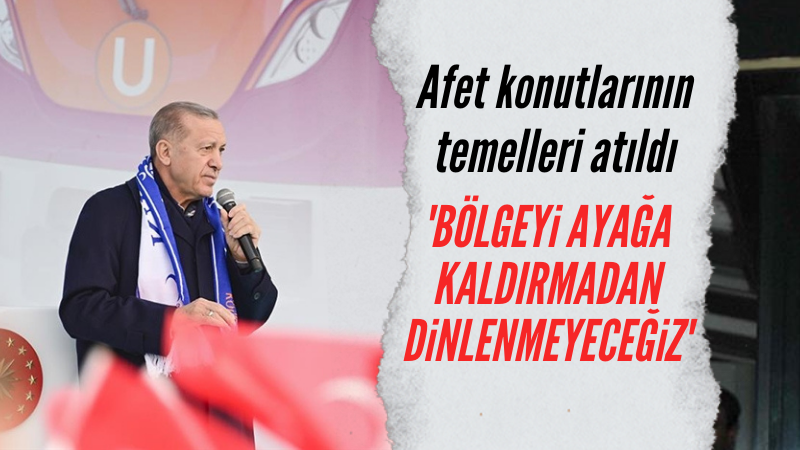 Başkan Erdoğan: Amacımız 650 bin yeni konut