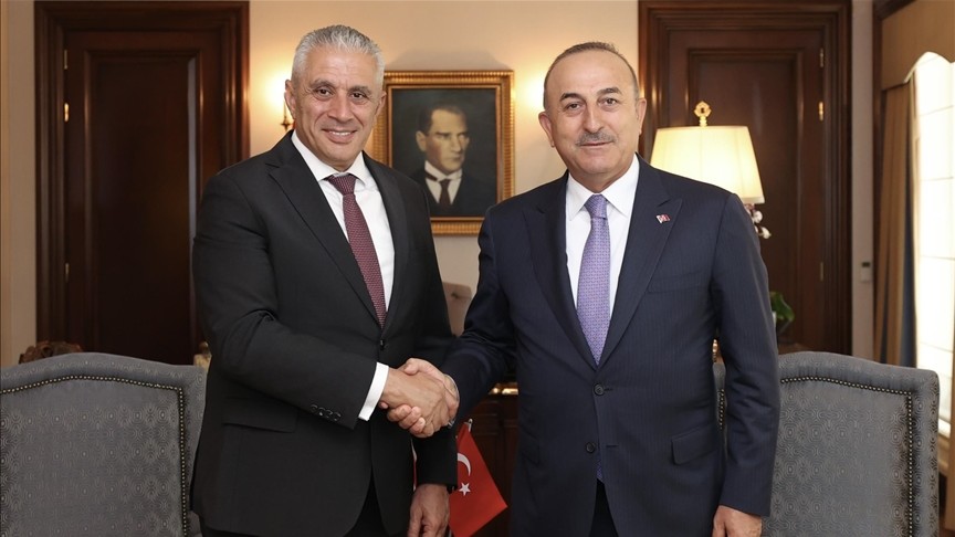 Çavuşoğlu, KKTC Çalışma ve Sosyal Güvenlik Bakanı ile görüştü