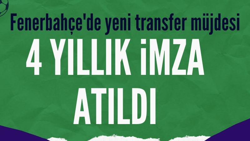 Fenerbahçe, İrfan Can Eğribayat'ın bonservisini aldı