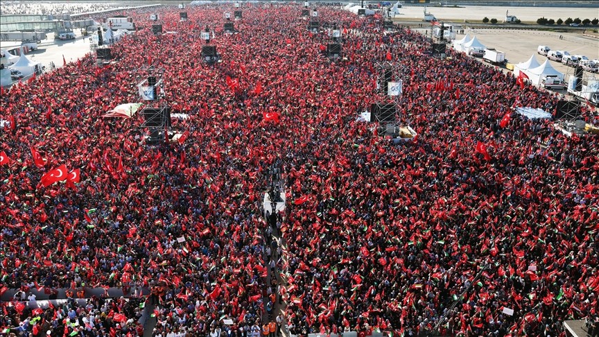 Cumhurbaşkanı Erdoğan, partisinin Tokat mitinginde konuştu