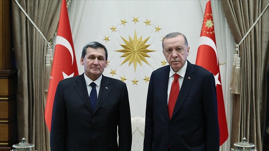 Başkan Erdoğan, Meredov'u kabul etti