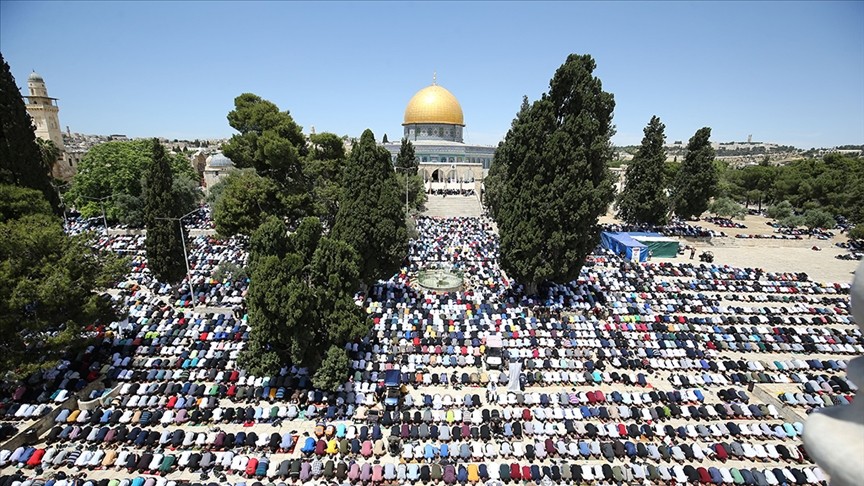 Mescid-i Aksa binlerce Müslümanı ağırlamaya hazır