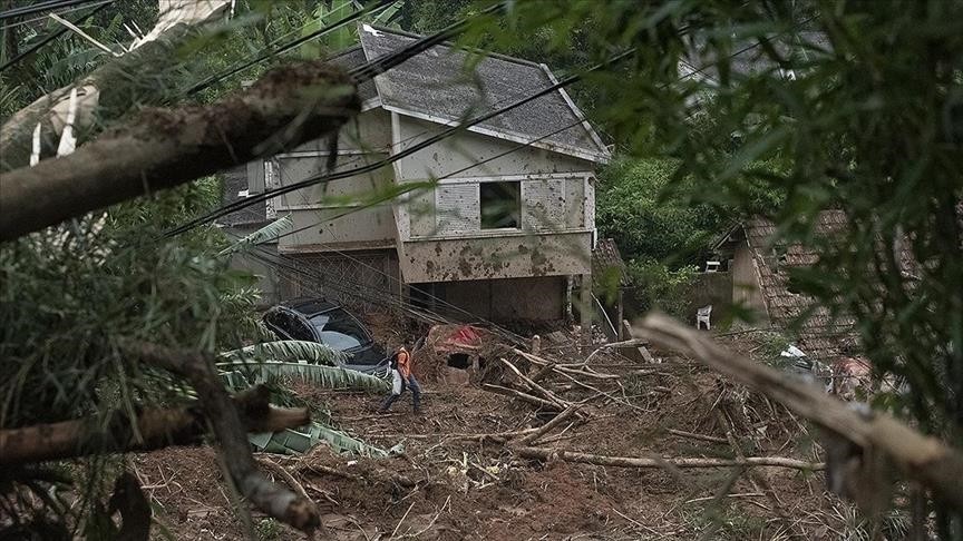 Brezilya'da şiddetli yağışlarda ölenlerin sayısı 126'ya çıktı