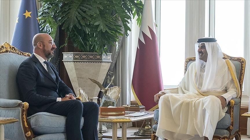 AB Konseyi Başkanı, Katar'da "enerji" konusunu görüştü
