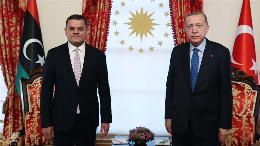 Başkan Erdoğan, Dibeybe'yi kabul etti