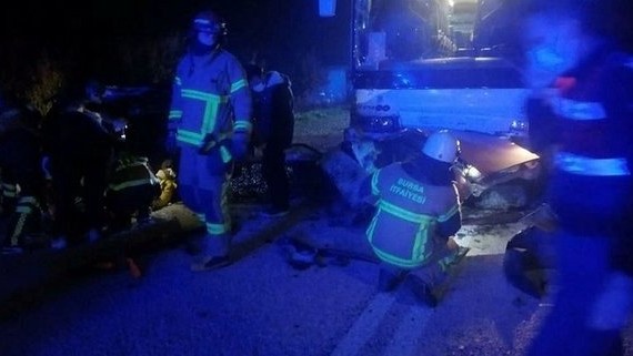 Bursa'da feci kaza: 2 ölü