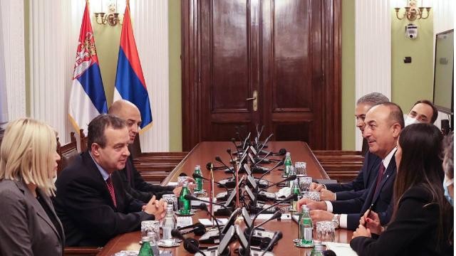 Çavuşoğlu, Sırbistan Ulusal Meclis Başkanı ile görüştü