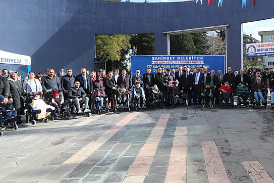 3.224 vatandaşa tekerlekli sandalye