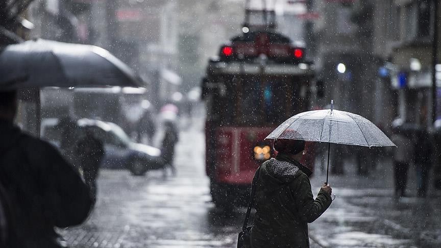 İstanbul'da yağışlı hava etkili olacak