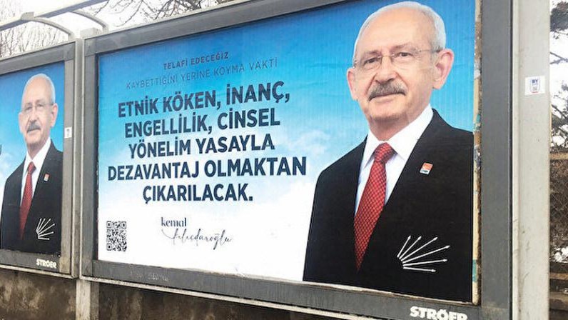 CHP'den 'yuh artık' dedirten reklam afişi!