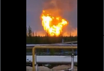 Rusya'da gaz sahasında patlama