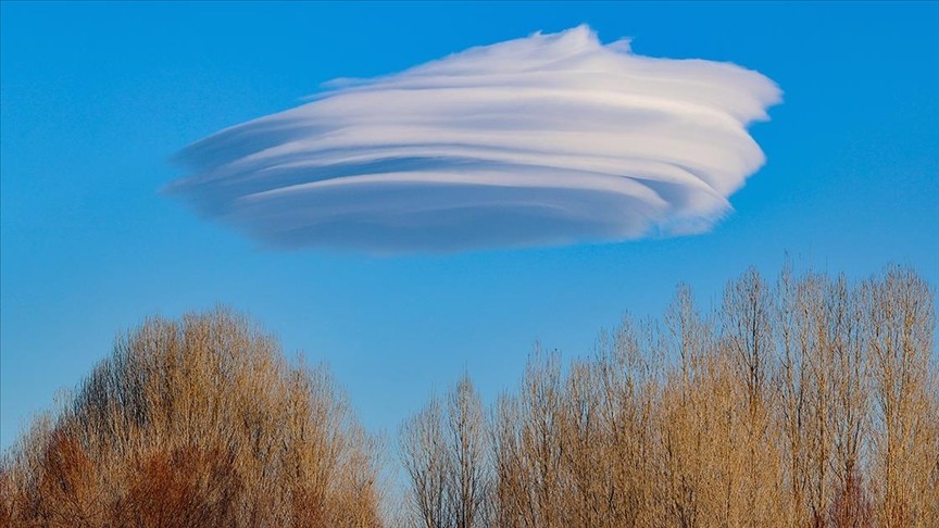 Çankırı'da mercek bulutu görüntülendi