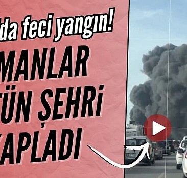 Ankara Hurdacılar Sitesi'nde yangın: Ekipler müdahale ediliyor