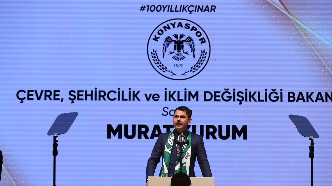 Bakan Kurum: Konyaspor'un hayali de rüyası da kanatları da var