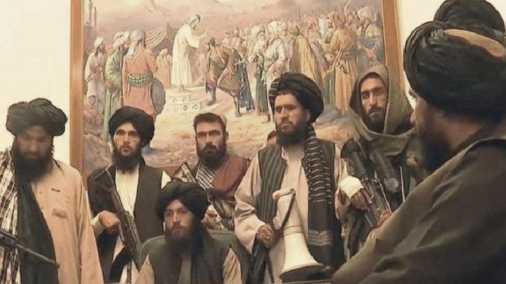 Taliban Cumhurbaşkanlığı Sarayı'na girdi