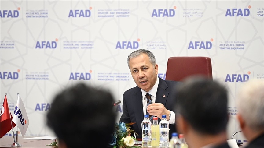 İçişleri Bakanı Yerlikaya, AFAD toplantısına katıldı