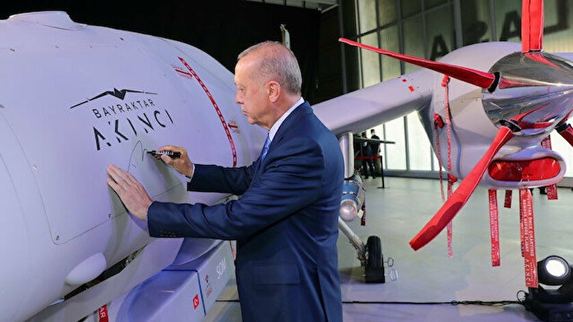 AKINCI TİHA, Cumhurbaşkanı Erdoğan'ın mesajıyla uçacak
