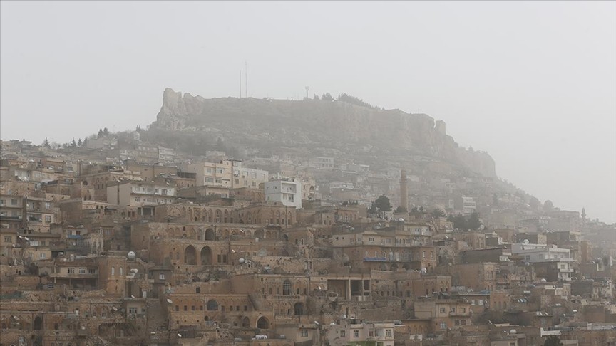 Mardin'de sağanak ve sis etkili oldu