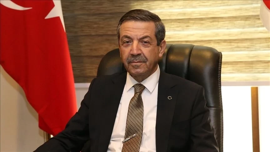 KKTC Dışişleri Bakanı Ertuğruloğlu, AA'nın "Yılın Kareleri" oylamasına katıldı