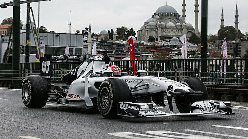 İstanbul'da Formula 1 heyecanı başlıyor