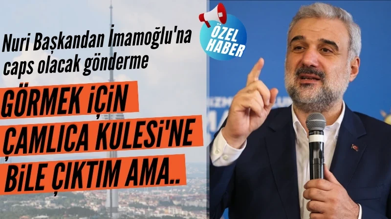 AK Parti'li Kabaktepe'den İmamoğlu'na caps olacak gönderme