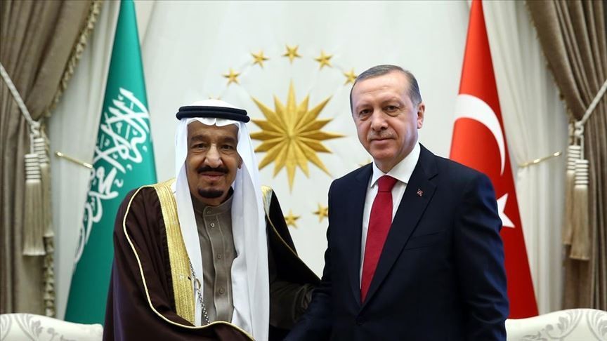 Başkan Erdoğan,Kral Selman ile görüştü